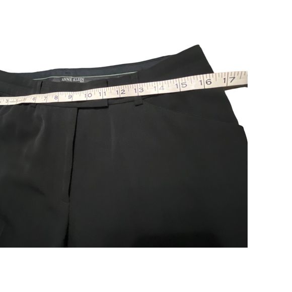Anne Klein Women Black Dress Pants  Size 6 Professional Business Wide Leg Career - Picture 6 of 9
